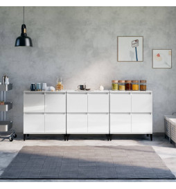 Buffets 3 pcs blanc...