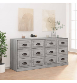 Buffets 2 pcs sonoma gris...