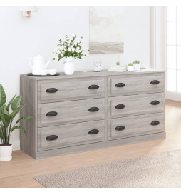 Buffets 2 pcs sonoma gris...