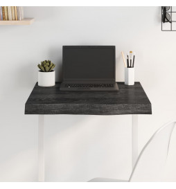 Dessus de bureau gris foncé...