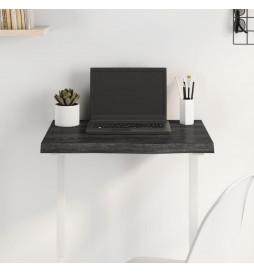 Dessus de bureau gris foncé...