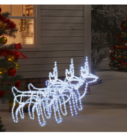 Rennes de Noël 3 pcs Blanc...
