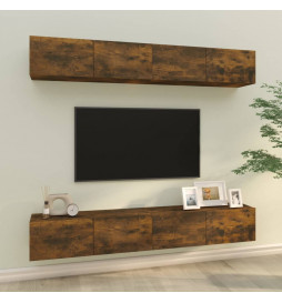 Meubles TV muraux 4 pcs...