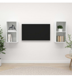 Meubles TV muraux 2 pcs...