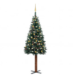 Sapin de Noël mince et LED...