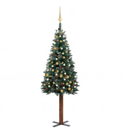 Sapin de Noël mince et LED...