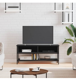 Meuble TV noir 100x35x45 cm...