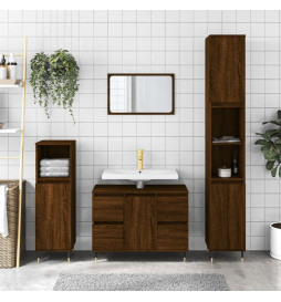 Armoire salle de bain chêne...