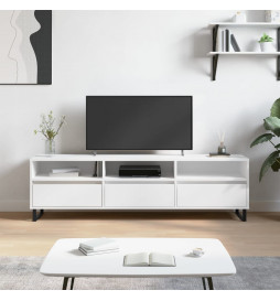 Meuble TV blanc 150x30x44,5...