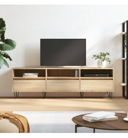 Meuble TV chêne sonoma...
