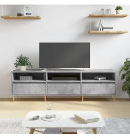 Meuble TV gris béton...