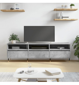Meuble TV gris béton...