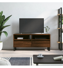 Meuble TV chêne marron...
