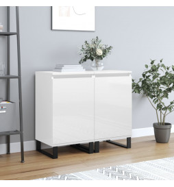 Buffets 2 pcs blanc...