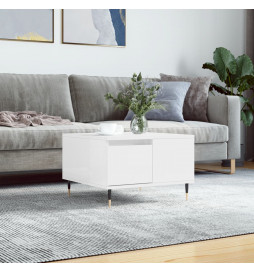 Table basse blanc brillant...