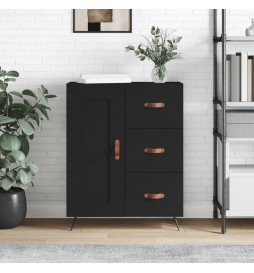 Buffet noir 69,5x34x90 cm...