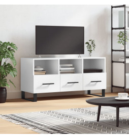 Meuble TV Blanc brillant...