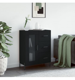 Buffet noir 69,5x34x90 cm...