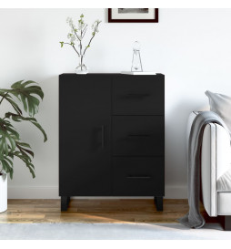 Buffet noir 69,5x34x90 cm...