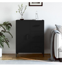 Buffet noir 69,5x34x90 cm...