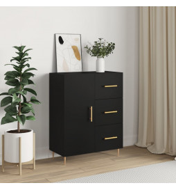 Buffet noir 69,5x34x90 cm...