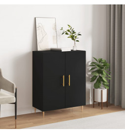 Buffet noir 69,5x34x90 cm...