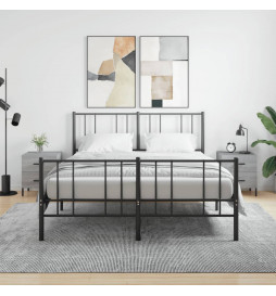 Tables de chevet 2 pcs gris...