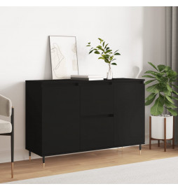 Buffet noir 104x35x70 cm...