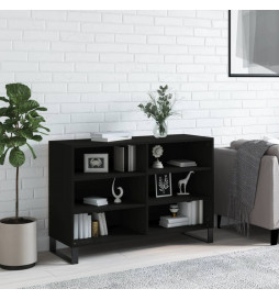 Buffet noir 103,5x35x70 cm...