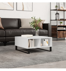 Table basse blanc brillant...