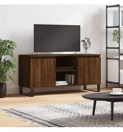 Meuble TV chêne marron...