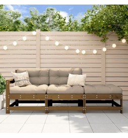 Salon de jardin 3 pcs avec...