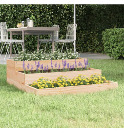 Jardinière 78x78x27 cm Bois...