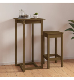 Table de bar Marron miel...