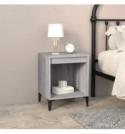 Table de chevet Sonoma gris...