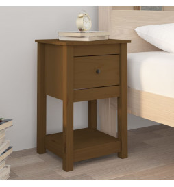 Table de chevet Marron miel...