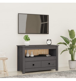 Meuble TV Gris 79x35x52 cm...
