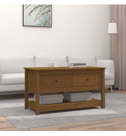 Table basse Marron miel...