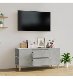Meuble TV Gris béton...
