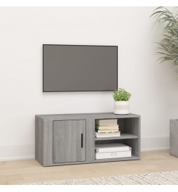 Meuble TV Sonoma gris...