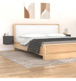 Armoires murales 2 pcs Gris...