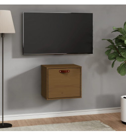 Armoire murale Marron miel...