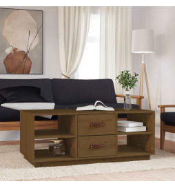 Table basse Marron miel...
