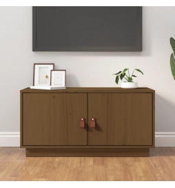 Meuble TV Marron miel...