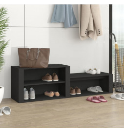 Armoire à chaussures Noir...