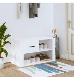 Armoire à chaussures Blanc...