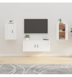 Meubles TV muraux 2 pcs...