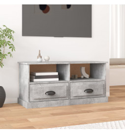 Meuble TV gris béton...