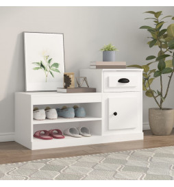 Armoire à chaussures blanc...