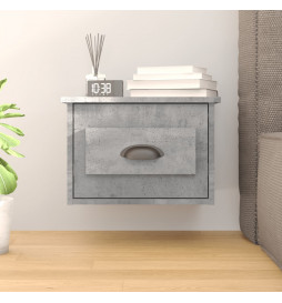 Table de chevet murale gris...